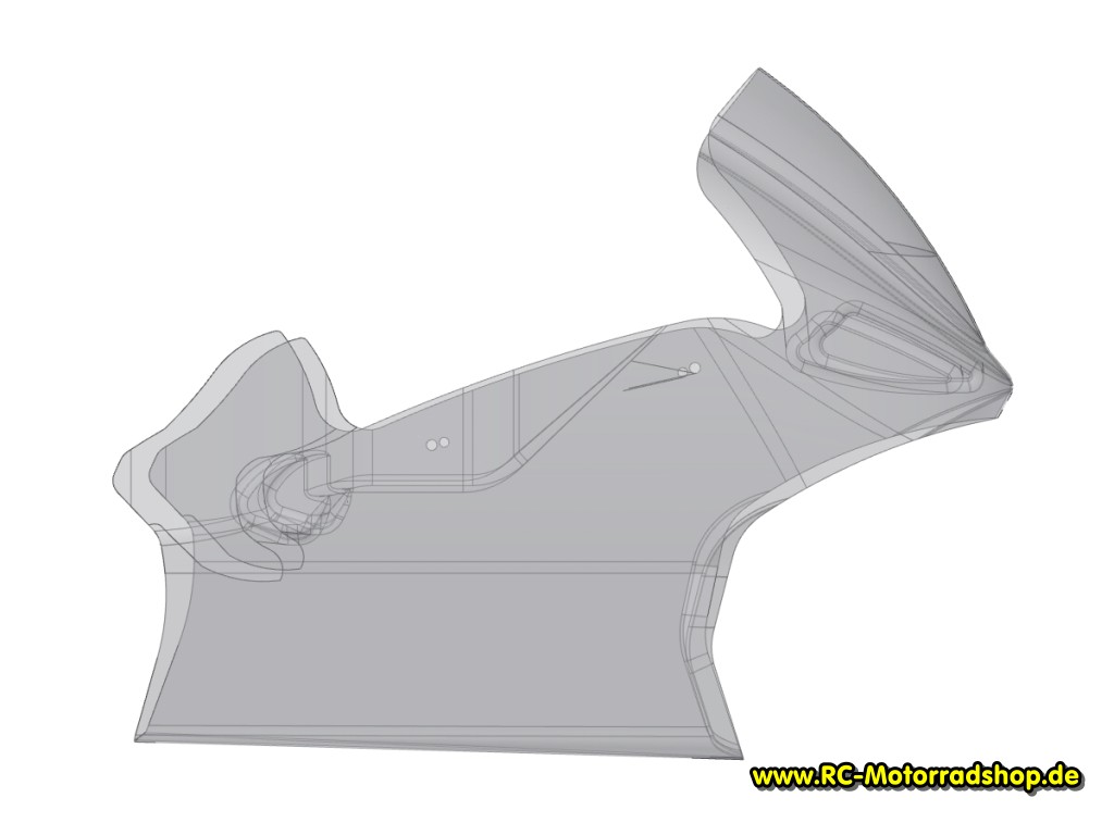 54101102: LIGHTSCALE Verkleidung 2016 Vorderteil 1,5mm ausgeschnitten für JABBER Bike 54101102